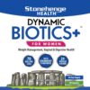 Stonehenge Health Probiotics 70 Billion CFU + 24 Strains, Prebiotic, Dynamic Biotics+ for Women, New Formula for Weight Management, Digestive & Vaginal Support, Delayed Release Shelf Stable Non-GMO