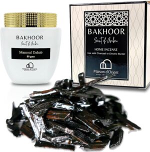 Muattar Fabulous Gardens 50g Incense (Soaked Agarwood Chips) | Use with Incense Burner with Charcoal or Electric Bukhoor Burner (Mabkhara) | Meditation Decor & Stress Relief Arabian Home Fragrance