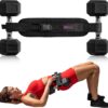 Exercise Hip Thrust Belt - Glute Trainer for Home Workouts with Extra Padding - Fully Adjustable Hip Thrust Belt for Dumbbells - Booty Builder, Glute Workout Equipment
