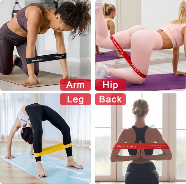 Resistance Bands for Working Out, Exercise Bands with 5 Resistance Levels Fit for Home Fitness, Strength Training, Natural Latex Resistance Band Include Instruction Guide and Carry Bag.…