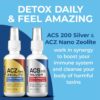 Results RNA – Total Body Detox Extra Strength System – ACS 200 Silver & ACZ Nano Zeolite are Clinically Proven to Detoxify & Boost Immunity. Recommended by Doctors Worldwide (2 oz)