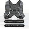 Weighted Vest, 6lb/8lb/12lb/16lb/20lb/25lb/30lb Weight Vest with Reflective Stripe, Weighted Vest for Men Women Workout Equipment for Strength Training, Running, Jogging, Fitness, Weight Loss