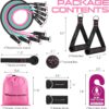 RENRANRING Resistance Bands for Working Out, 150LBS Exercise Bands, Workout Bands, Resistance Bands Set with Handles for Men Women, Legs Ankle Straps for Muscle Training