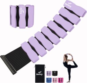 Wrist Weights Adjustable Ankle Weights for Women Men Kids 1lb*2 Silicone Arm & Leg Weighted Bracelet for Yoga Pilates Running Walking Swimming Physical Therapy Strength Training Exercise