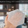 Large Selenite Charging Plate – 6” Hexagon Selenite Crystal – Mined & Crafted in Morocco – Ideal for Cleansing Crystals & Healing Stones, Meditation, Reiki – Protection Crystals - Spiritual Gifts
