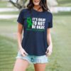 MAIHUN Womens Green Ribbon Awareness Shirts Mental Health Matters Tshirt Inspirational Tee Top