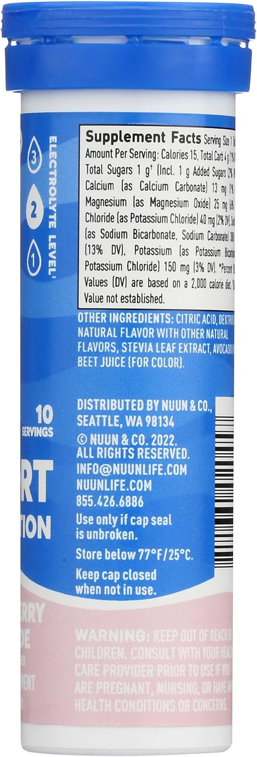 Nuun Hydration Strawberry Lemonade, 10 Tablets