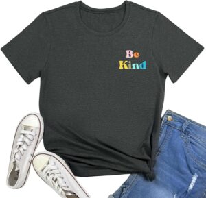 MAXTREE Women Cute Graphic Casual Tees Short Sleeve Tshirts