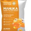 Manuka Doctor Cough Drops, Manuka Middles, 4.7 oz Throat Lozenges Infused with Raw Manuka Honey, Vitamin C & Ginger for Immune Support, Helps Soothe Sore Throat