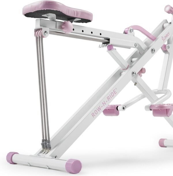 71jPvwCydGL._AC_SL1500_.jpg Sunny Health & Fitness Smart Upright Row-N-Ride Trainer w/Adjustable Resistance, Foldable Home Exercise Equipment for Arm, Glute & Leg Training, Free SunnyFit App Bluetooth Connect, Optional in Colors