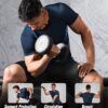 Niksa Men's Compression Shirts, Short Sleeve Athletic Compression Tops Dry Workout T Shirt, Rash Guard Base Layer Undershirt