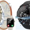 Smartwatch with Built-in GPS, Featuring Bluetooth Calling - Two in One Package