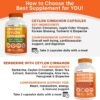 21-in-1 Berberine Supplement with Ceylon Cinnamon - Berberine 1500mg with Chromium, Bitter Melon and Green Tea Extract - Dihydroberberine Supplement for Energy & Metabolism Support, 5279 mg, 120 count