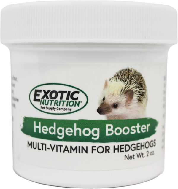 71k0CM6F-CL._AC_SL1500_.jpg Hedgehog Booster - Complete Multivitamin - Powdered Vitamin & Mineral Supplement for Pet Hedgehogs (2 oz.)