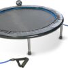 Stamina 36 Inch Fitness Trampoline w/ Foldable Steel Frame, 250 Pound Capacity, Gray