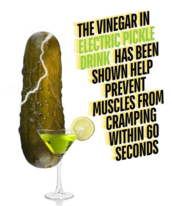 Electric Pickle Drink With Celtic Salt-Relieves Cramps & Dehydration-Electrolyte Hydration Formula Sports Drink-Dill Pickle Juice For Leg Cramps-0 Sugar 0 Carbs -Electrolytes-32 shots-Liquid Daily IV