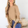 LIYOHON Oversized T Shirts for Women Tunic Tops to Wear with Leggings Long Sleeve Fall Sweaters Dressy Tops