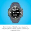 Garmin Instinct Crossover, Rugged Hybrid Smartwatch, Analog Hands and Digital Display, Blue Granite