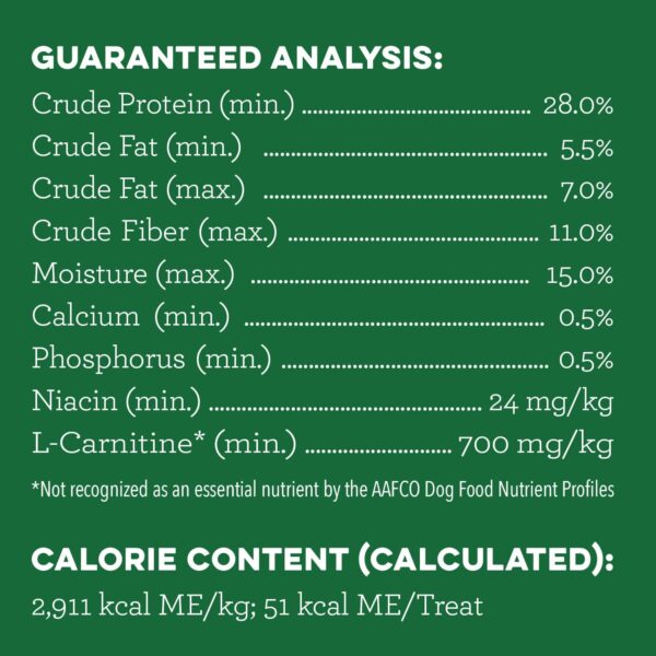 Greenies Weight Management Petite Natural Dog Dental Care Chews Weight Control Dog Treats, 27 oz. Pack (45 Treats)