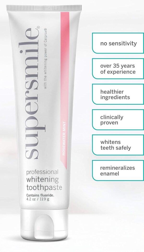 Supersmile Professional Whitening Toothpaste with Fluoride - Powerful Whitening without Sensitivity