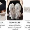 Flydo Pilates Grippy Socks with Grips for Women Yoga Non Slip Long Socks for Pure Barre, Ballet,Dance Workout 2-5 Pack