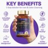 Liver Cleanse Detox & Repair 25-in-1 with Milk Thistle,Dandelion Root,Beetroot, Artichoke Extract for Liver Health Herb Liver Support Supplement Vitamins Zinc, Choline 90 Vegan Capsules