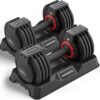 71lkK71blRL._AC_SL1500_.jpg Mangko Adjustable Dumbbell Set 25LB Dumbbells Weight 5 in 1 Weight Dumbbell with Anti-Slip Nylon Handle, Suitable for Home Gym Exercise Equipment