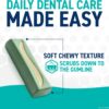 ORAVET Dental Chews for Dogs, Oral Care and Hygiene Chews (Small Dogs, 10-24 lbs.) Blue Pouch, 30 Count