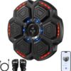 Music Boxing Machine for Adults,Bluetooth Smart Boxing Traineing Machine,Wall Target Punching Workout for Kids,Reflex Training Suitable for Home,Office,Gym,Fun Fitness Equipment