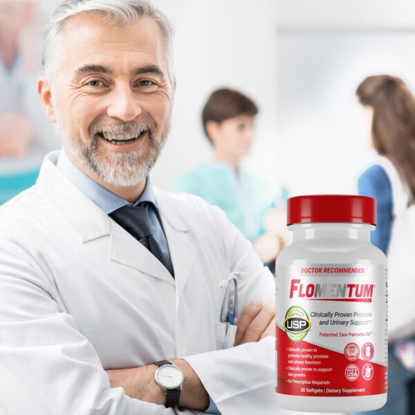 Flomentum® Saw Palmetto for Men Prostate Supplement | Prostate Support Supplement for Men's Health | USP Verified - Healthy Urinary Flow & Urinary Function - 320mg Once Daily (30 Count)