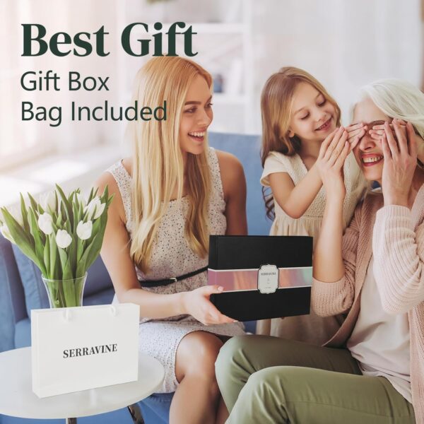 Natural Essential Oil Set, 12 Best Aromatherapy Diffuser Oils with Gift Box & Bag, Essential Oils for Diffusers for Home, Candle Making Scents -Lavender,Lemon,Orange,Vanilla,Jasmine,Rose, Peppermint