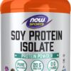 NOW Foods Sports Nutrition, Soy Protein Isolate 20 g, 0 Carbs, Unflavored Powder, 2-Pound