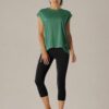 icyzone Open Back Workout Top Shirts - Yoga t-Shirts Activewear Exercise Tops for Women(Pack of 2)