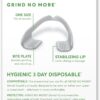 Plackers Grind No More Night Guard, Nighttime Protection for Teeth, BPA Free, Sleep Well, Ready to Wear, Disposable, One Size Fits All, 16 Count