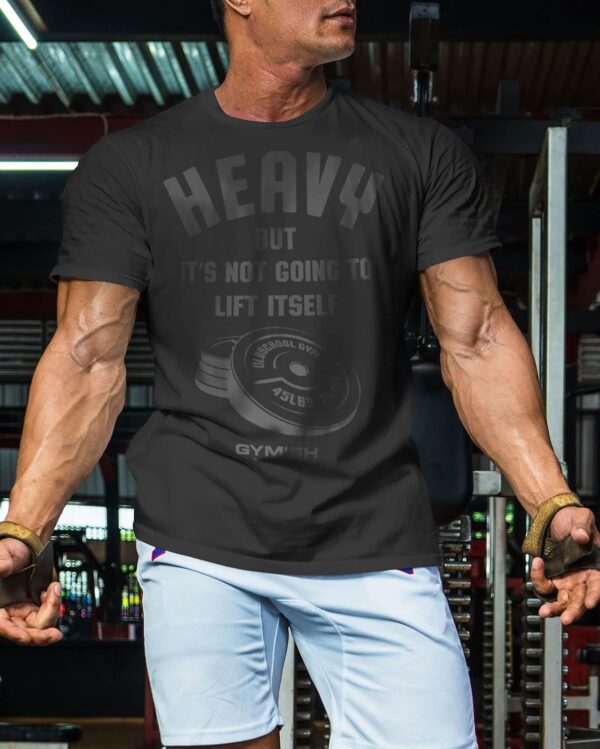 Lift Heavy Motivational Workout Shirts for Men Cool T-Shirt