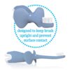Dr. Brown's Infant-to-Toddler Training Toothbrush, Soft for Baby's First Teeth, Blue Elephant, 0-3 Years