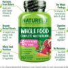 NATURELO Whole Food Multivitamin for Women - with Vitamins, Minerals, & Organic Extracts - Supplement for Energy and Heart Health - Non GMO - 240 Vegan Capsules