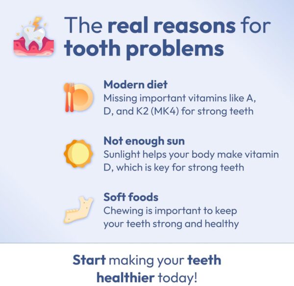 Tooth Restore Supplement for Tooth Remineralization & Teeth Health, Oral Health