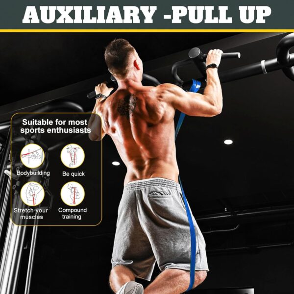 Exercise Bands Resistance Bands for Working Out,Pull Up Bands Set,at Home Workout Equipment,Workout Bands for Men and Women,Stretch Bands for Exercise