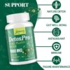 2000 MG Plant-Based Detox Cleanse – Natural Toxin Flush for Liver, Gut & Colon – Antioxidant & Digestive Support – Zeolite Detox – Fast-Acting Detox Complex for Women & Men – 120 Capsules