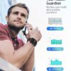 Smart Watches for Men Women with Bluetooth Call, Activity Fitness Tracker 1.96" HD Full Touch Screen with Heart Rate/Sleep Monitor,Waterproof Smartwatches for iOS Android Black