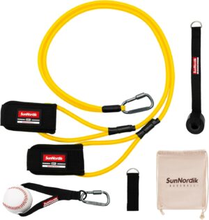 Resistance Bands for Baseball Pitchers, Baseball Bands for Improve Arm Strength & Pitching Training, Baseball Training Bands for All Skill Levels