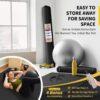 CAMBIVO Large Exercise Mats for Home Workout, 6' x 4' x 7 mm Extra Thick Workout Mats for Home Gym, Gym Mats for Jump Rope, Weights, Cardio, Fitness, Shoe-Friendly