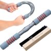 Zenooze's Power Twister Flex Bar, The Ultimate Upper Body Exercise Equipment for Strengthening Your Chest Workout, Shoulders,Biceps, Arms, Forearm Strengthener, Resorte para Hacer Ejercicio