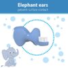 Dr. Brown's Infant-to-Toddler Training Toothbrush, Soft for Baby's First Teeth, Blue Elephant, 0-3 Years