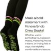 Got a Grip Premium Womens Neon Striped Grip Socks for Pilates, Barre, & Yoga, Socks for Women