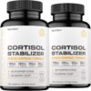 Cortisol Manager and Stabilizer Supplement | Supports Deep Sleep & Relaxation | Cortisol Supplement with Ashwagandha, L-Theanine, Rhodiola Rosea Extract & Apigenin | 180 Vegan Capsules