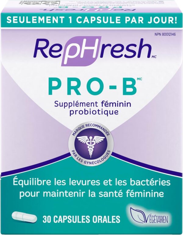 Rephresh Pro-B Probiotic Supplement for Women, 30 Oral Capsules