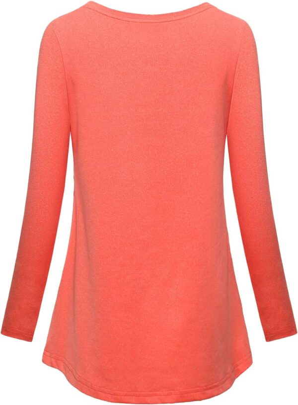 MISS FORTUNE Women's Exercise Tops for Yoga Hiking Running Gym, Moisture Wicking Ladies Workout Clothes, Women Active Shirts