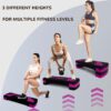 71nvSpX8XNL._AC_SL1500_.jpg BalanceFrom Aerobic Exercise Step Platform with Raisers, Home & Gym Workout Stepper